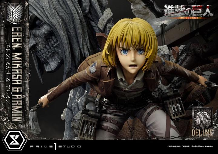 Produktbild Prime 1 Studio Attack on Titan Ultimate Premium Masterline Statue Eren, Mikasa, & Armin Deluxe Bonus Version 72 cm
