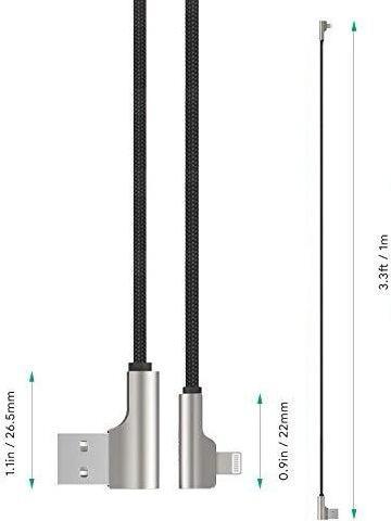 Image du produit Aukey USB A – Lightning (1 m, USB 2.0, USB 3.1, USB 1.1, USB 3.0)