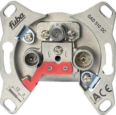 Actual product image Fuba GAD 510 DC SAT, TV, FM wall outlet box (10 dB, Plug socket)