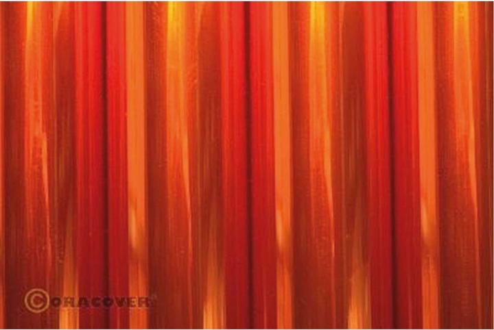 Oracover bügelfolie orange transparent 3 meter # 69
