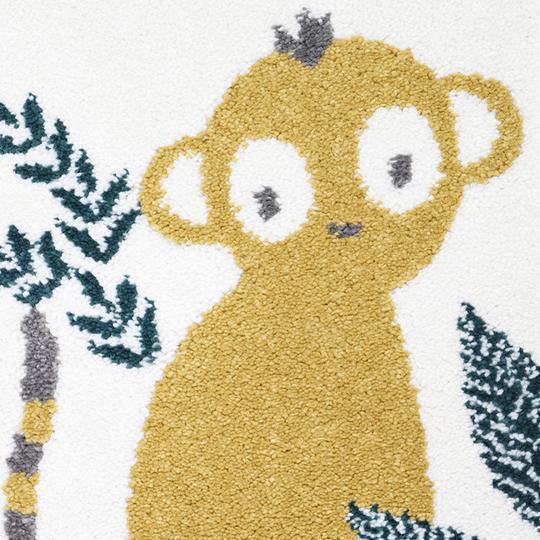 Image du produit Nattiot Tapis Monkey Paradise Miel (120 x 170 cm)