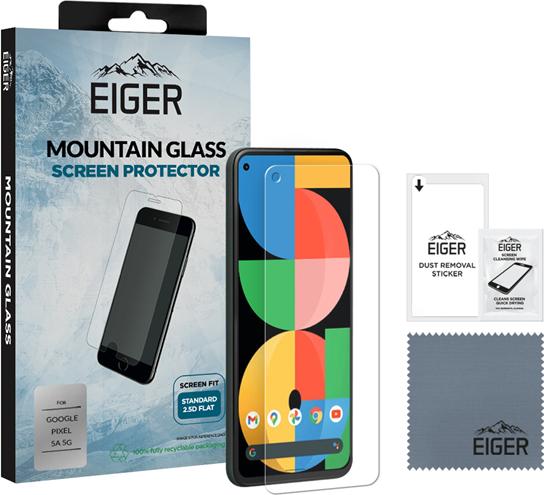 Actual product image Eiger Mountain Glass Clear (1 Piece, Google Pixel 5a 5G)