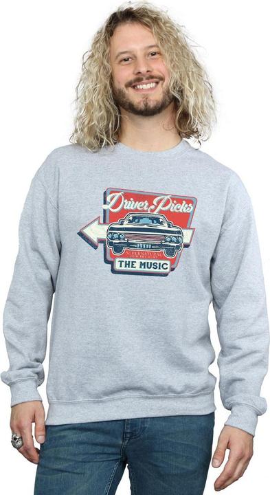 Immagine prodotto Supernatural Driver Picks The Music Felpa Uomo (L)
