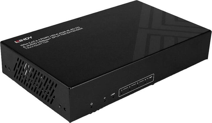 Immagine prodotto Lindy 100m Cat.6 4 porte HDMI 4K60 HDBaseT Splitter Extender Trasmettitore HDBaseT con 4 porte splitter