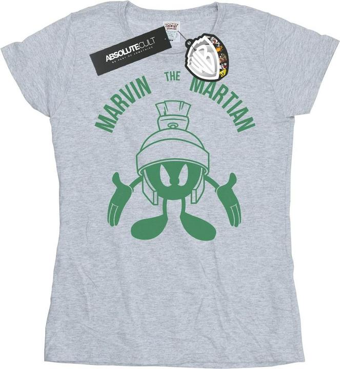 Looney Tunes Marvin The Martian Large Head TShirt (XXL)