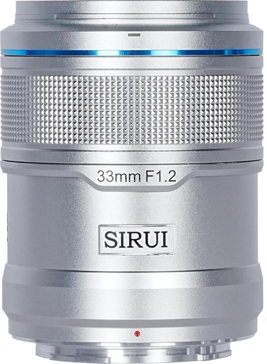 Actual product image Sirui Sniper 33mm F1.2 APSC Auto-Focus Lens (Sony-E Mount, Silver) (Sony E, APS-C / DX)