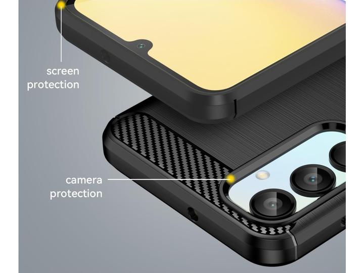 Immagine prodotto Screenguard Samsung Galaxy A16 5G Custodia Carbon Brushed Soft TPU (Samsung Galaxy A16 5G)