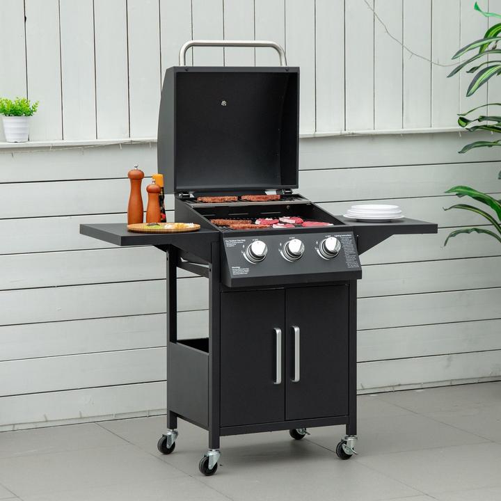 Produktbild Outsunny Gasgrill mit Rädern