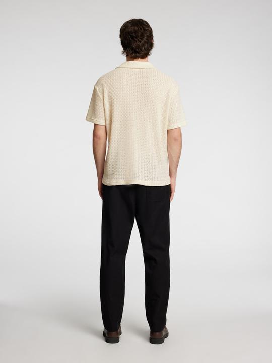 Actual product image Selected Homme Jacquard Strick Kurzarmhemd (L)