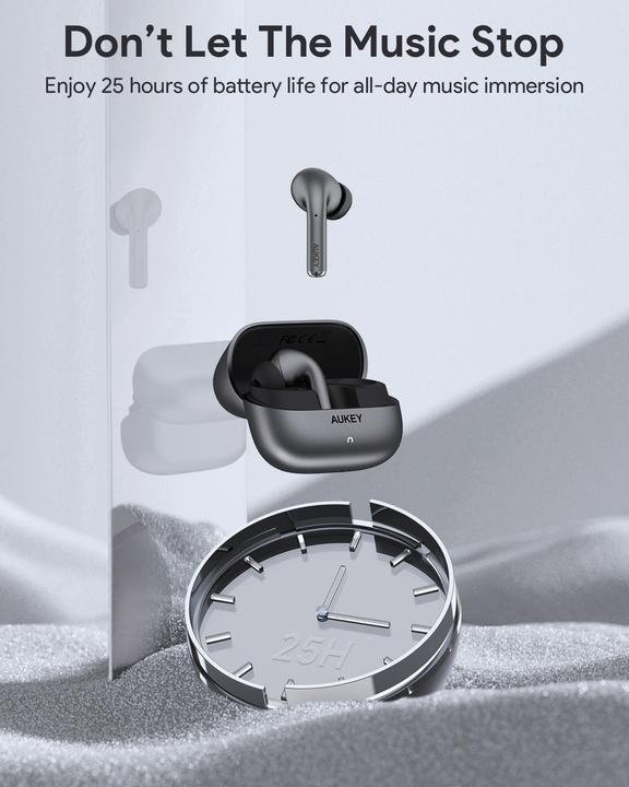 Actual product image Aukey BEYOND ANC PRO - Earbuds (ANC, 25 h, Wireless)