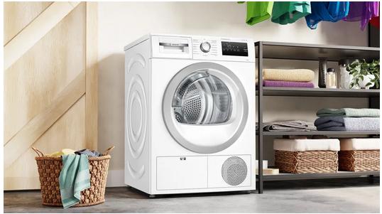 Image du produit Bosch Hausgeräte Sèche-linge à pompe à chaleur MDA Série4,Express WTH85VH3 (8 kg, Droite)