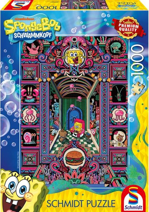 Produktbild Schmidt Spiele SpongeBob, SpongeBobs verrückte Welt 1000 Teile (1000 Teile)