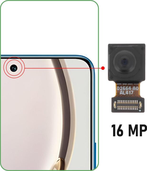 Immagine prodotto Clappio Ricambio per telecamera anteriore (Honor Magic 4 Lite)