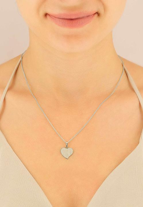 Immagine prodotto Muau Piastra d'incisione cuore (Oro bianco 750)