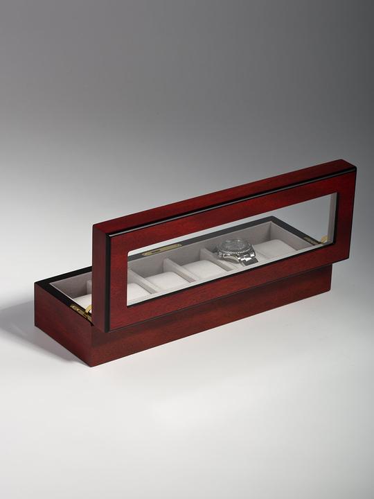 Produktbild Rothenschild Uhrenschatulle RS-1087-6C fuer 6 Uhren cherry