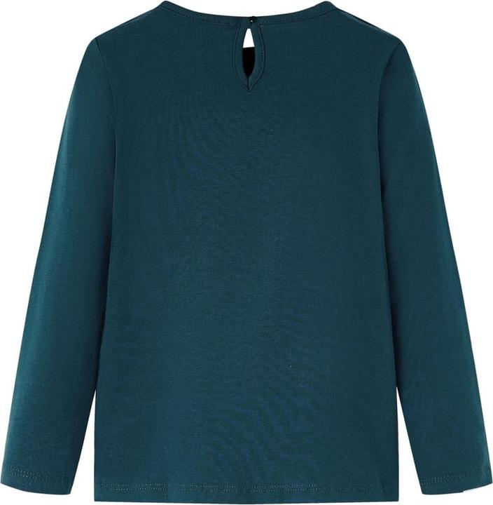 Immagine prodotto VidaXL Camicia da bambino a maniche lunghe verde scuro 128,Materiale: 95 (128)