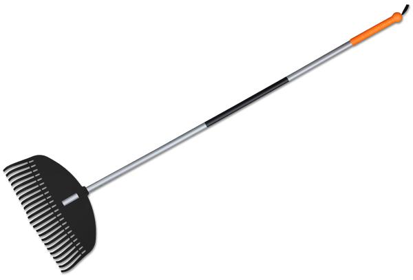 Produktbild Bradas F„cherrechen TQ mit Metallstiel, 23 Zinken