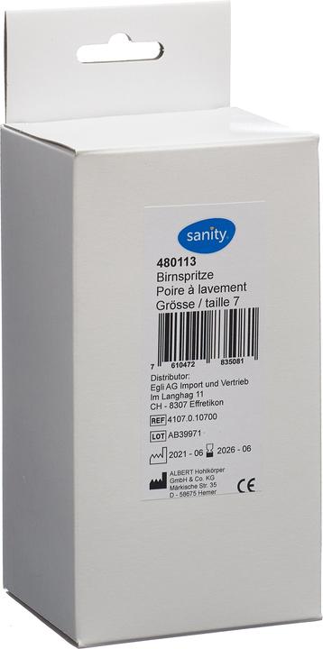 Produktbild Sanity Birnspritze Gr7 143ml zweiteilig