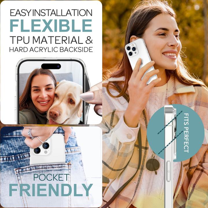 Produktbild Nalia Matte Klare Harte Hülle (Apple iPhone 16 Pro Max)