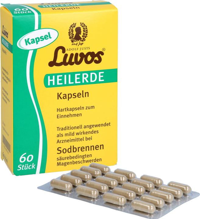 Immagine prodotto Luvos Capsule di terra curativa per il bruciore di stomaco, 60 capsule (60 Pezzo/i)