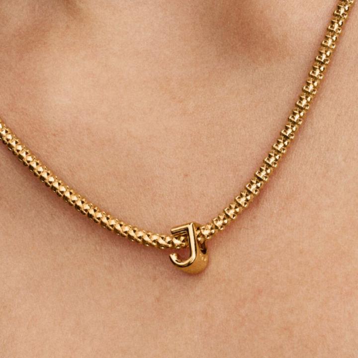 Image du produit Pandora Charm Lettre J Plaqué Or (Métal, Plaqué or)