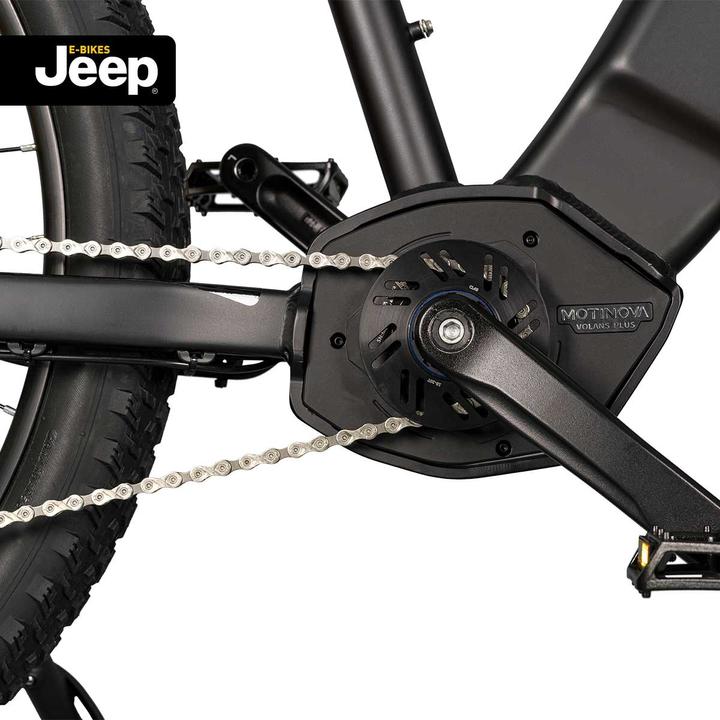 Produktbild Jeep Mountain E-Bike MHM 7010, 27,5", Shimano 9-Gang Kettenschaltung, black (48 cm)
