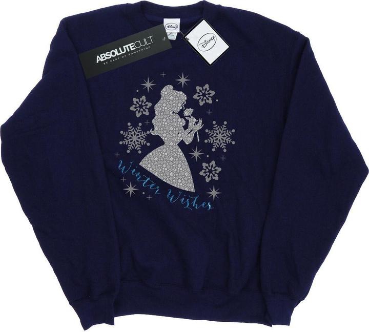Disney Princess Belle Winter Silhouette Sweatshirt (XL)
