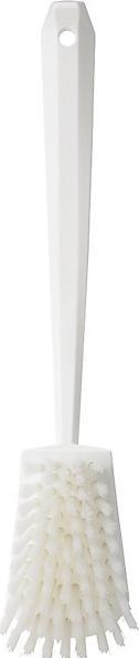Produktbild Fincke Waschbürste langer Stiel, hart, VE 10 Stk, weiss (10 Stk.)