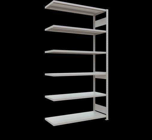 Stecksystem Anbauregal MULTIplus250 mit Längenriegel