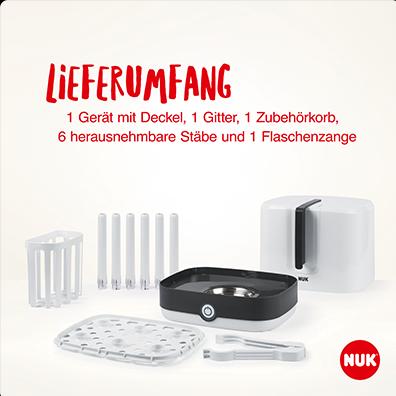 Actual product image NUK Baby bottle sterilizer Vario