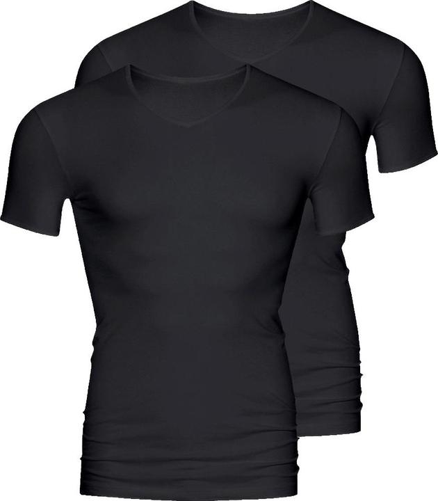 Mey 2er Pack Software T-Shirt mit V-Ausschnitt