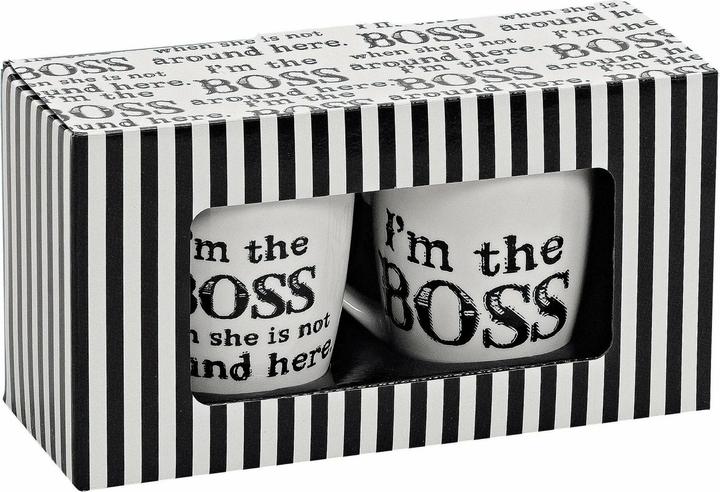 Actual product image G. Wurm Coffee cup set of 2, Boss, 250 ml, 2 pieces, White (250 ml, 2 x)