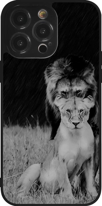 Image du produit PhoneLook Coque Silicone rigide noir Angry lions (Apple iPhone 14 Pro Max)