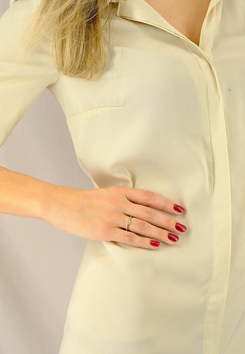 Actual product image Muau Solitaire (50, 750/18 K Gold)