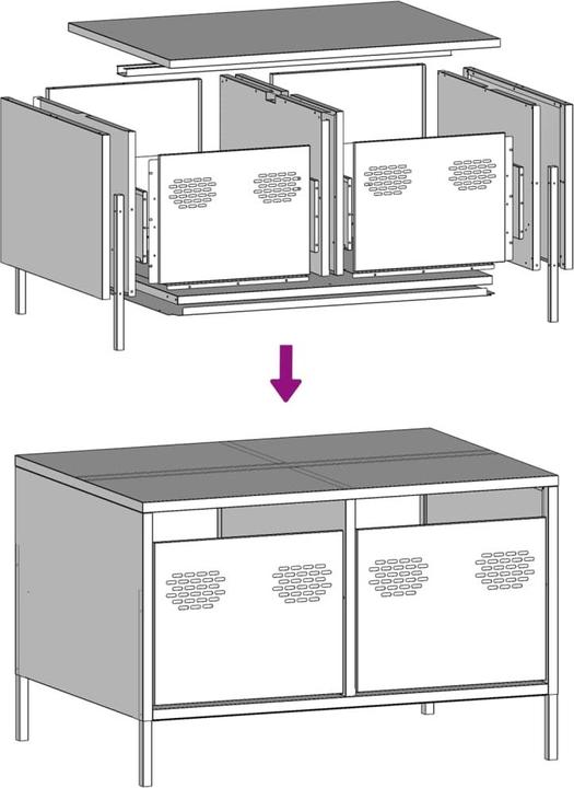 Image du produit VidaXL Lovell (68 x 50 x 43.5 cm)