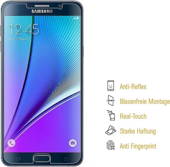 Produktbild Protectorking 3x Displayschutzfolie matt Anti-Reflex entspiegelt (3 Stück, Samsung Galaxy Note 5)