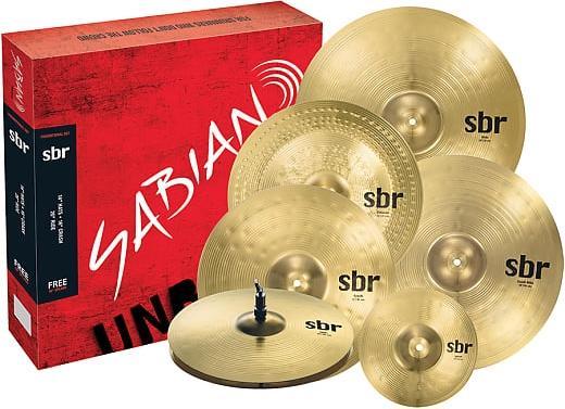 Image du produit Sabian SBR Cymbal Super Set (éclabousser, HiHat, Abordage, Chine, Chevaucher)