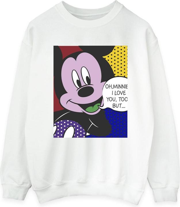 Disney Mickey Mouse Oh Minnie Pop Art Sweatshirt (M)