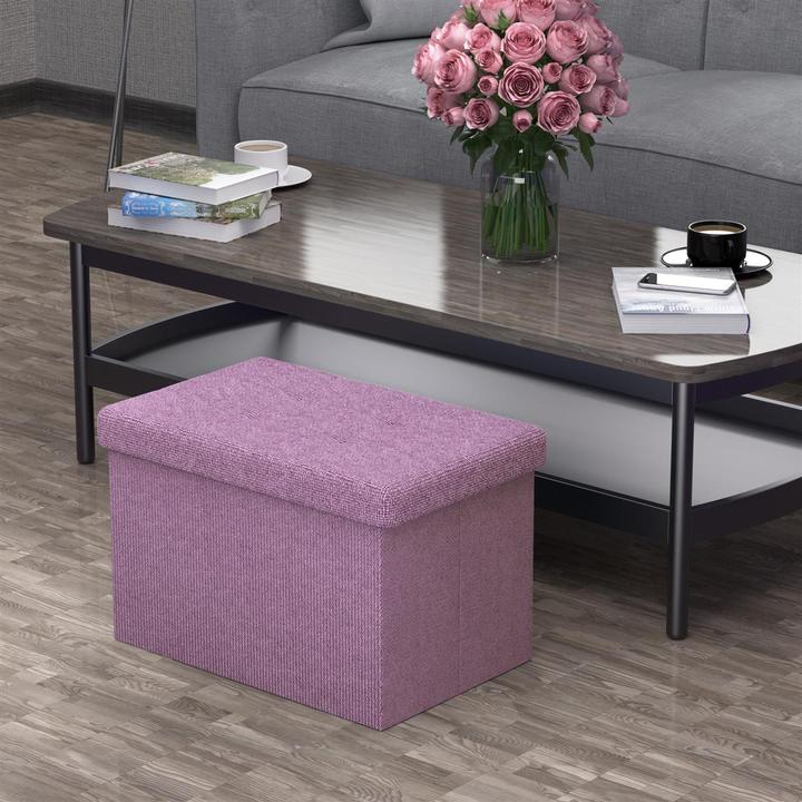 Produktbild Intirilife Sitzbank 49x30x30 cm LOTUS ROSA (49.30 cm)