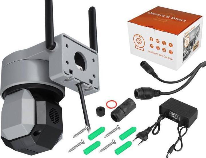 Immagine prodotto Lasmex Telecamera rotante per esterni IP E27 IP65 PTZ 5Mpix 230V SMART LTC VISION