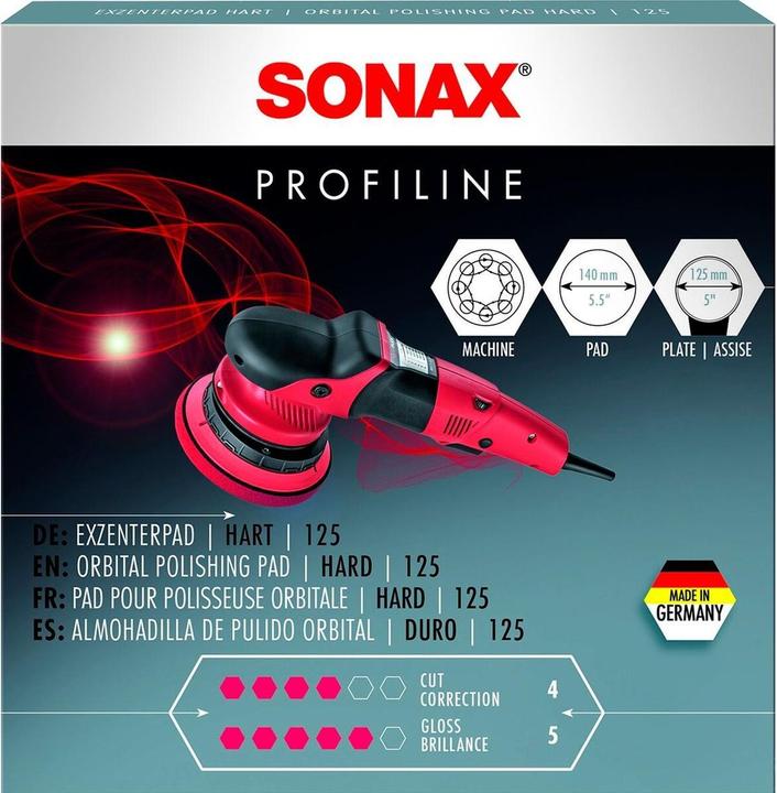 Produktbild Sonax PROFILINE Exzenter-Polierpad, hart, Ø 143 mm, Kabellänge