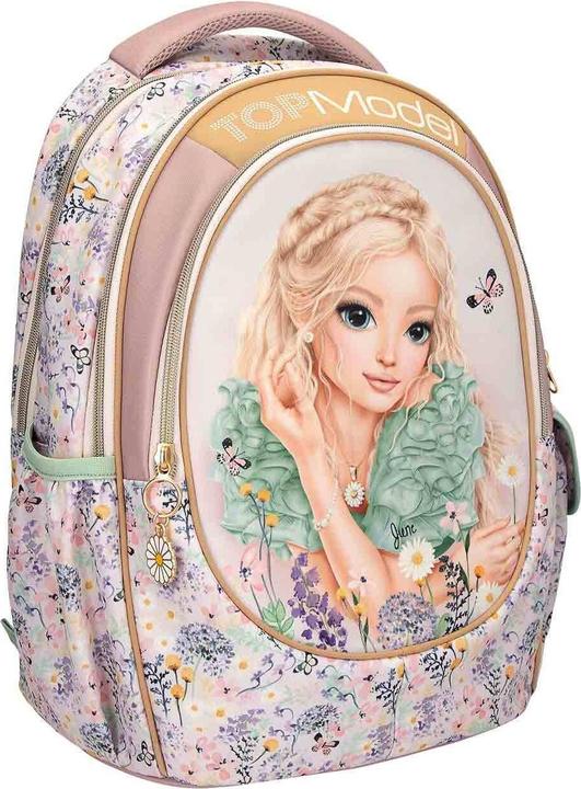Immagine prodotto Top Model Topmodel - School Backpack SUMMER FEELING - Pastel Shades with Sage-Colored Details - 44x34x24 c... (19.60 l)