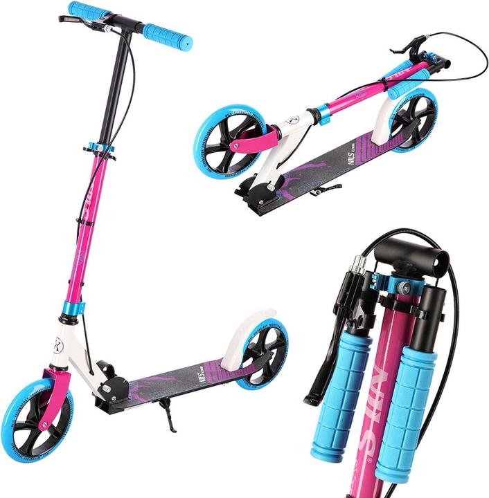Actual product image Nils eXtreme HM0107 white and pink scooter