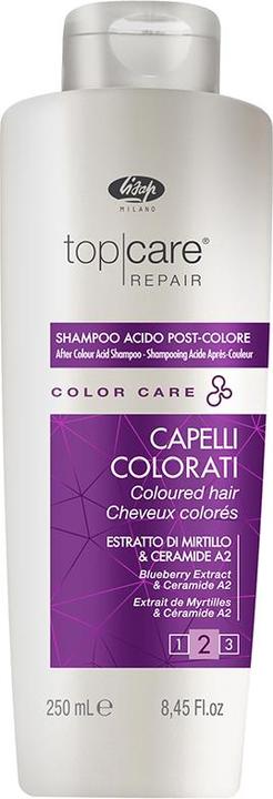 Lisap Shampooing acide après la couleur Color Care (250 ml, Shampoing liquide)