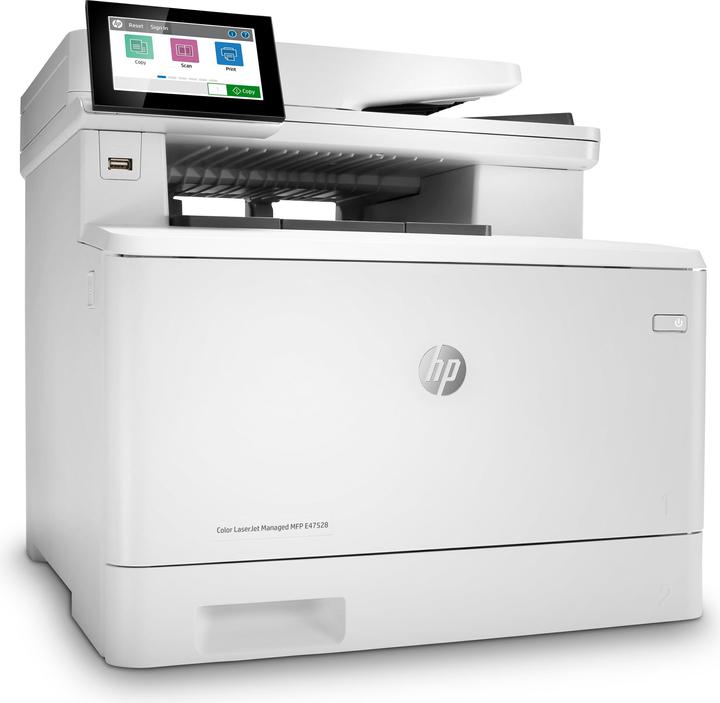 Actual product image HP Color LaserJet Managed MFP E47528f (Laser, Colour)