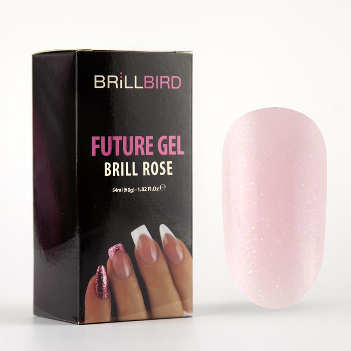 Immagine prodotto BrillBird Future Gel Brill Rose - 60g (Brill Rose, Smalto per unghie effetto gel)