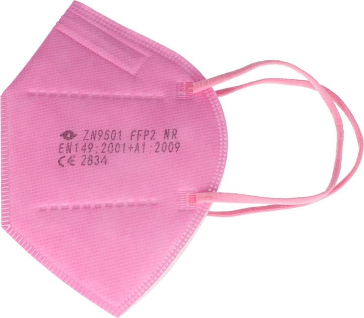 Produktbild AccuCell 20 Stück FFP2 Maske Pink 5-Lagig, zertifiziert nach DIN (FFP2, 20 x)