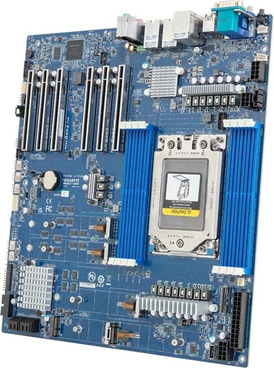Actual product image Gigabyte Płyta główna MH53-G40 1x sTR5 AMD ryzen Threadripper PRO 7000 WRX90 (8X DIMM 4x SATA 1x M (sTR5, AMD WRX90, ATX)