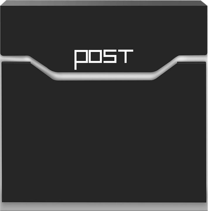 Produktbild Arebos Design Wandbriefkasten mit Zeitungsfach