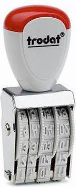 Actual product image Trodat Date stamp Classic 1014 Dimension of the stamp area: 17 x 4 mm ( Execution of the print texts: Mo...